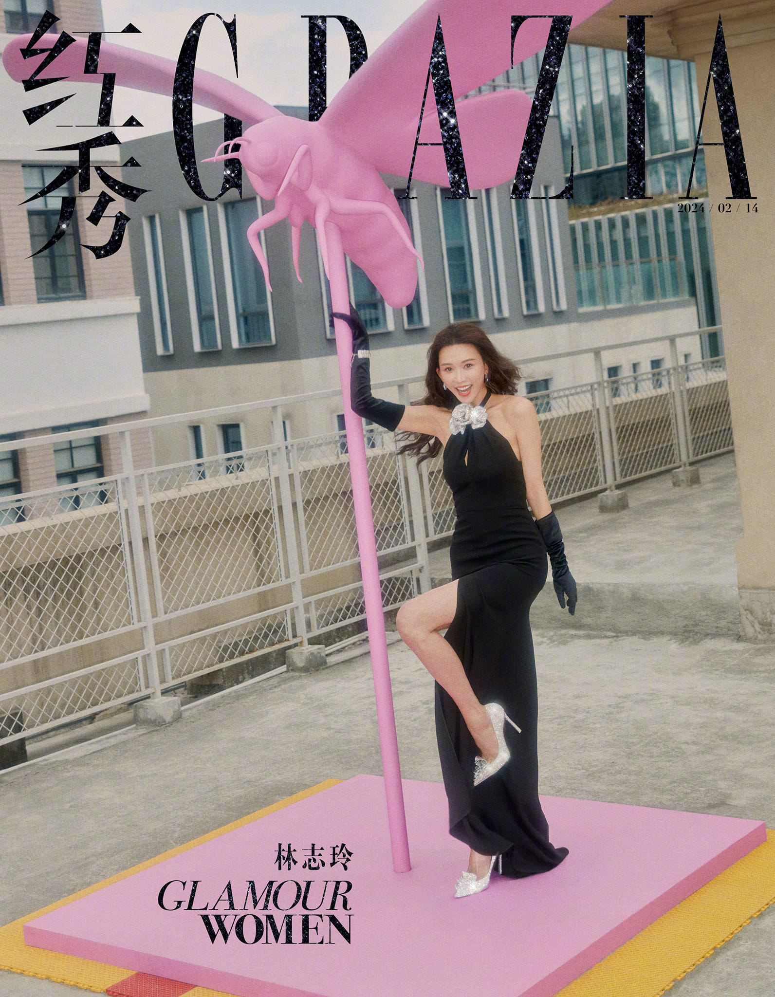 一連換6造型！林志玲拍攝「中國雜誌封面」風格太前衛　「往下一看」網愣：中國大媽味流出